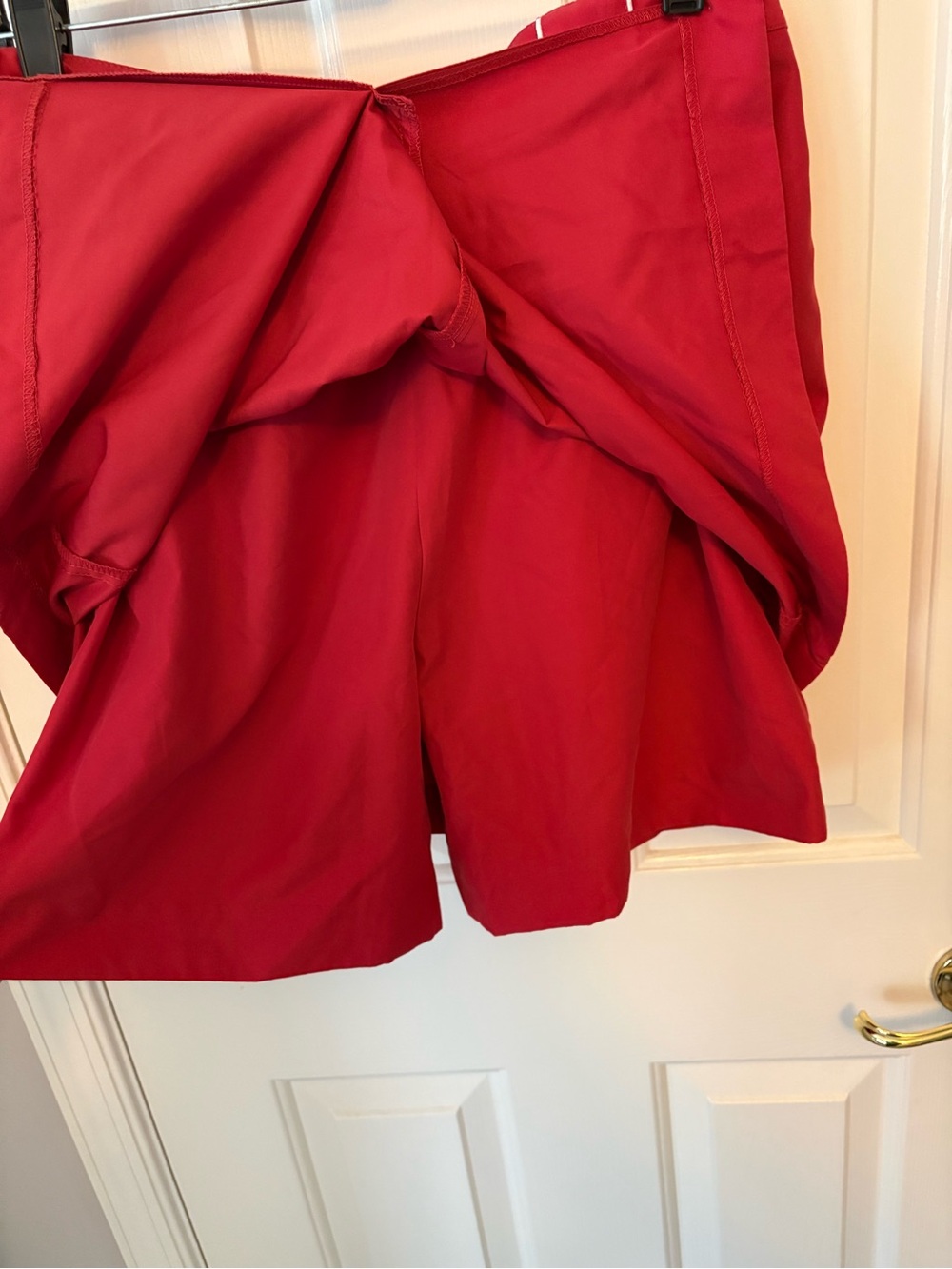Izod Red Mini Skort with White Trim - Picture 5 of 5